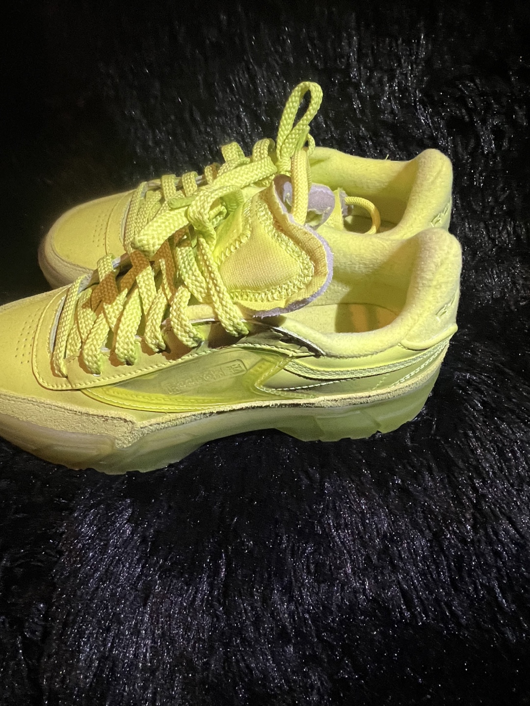 Reebok Club C Cardi B  - Neon Yellow - photo 5