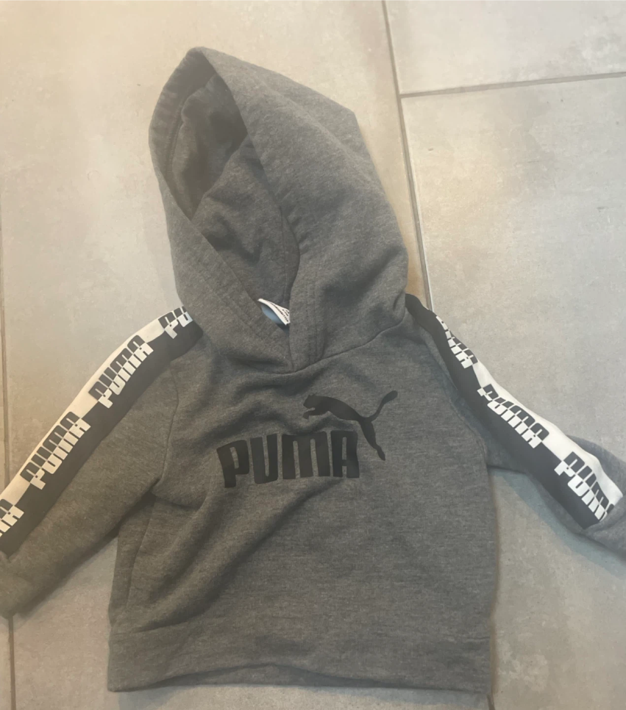 Puma Baby Hoodie Grey 0-3M