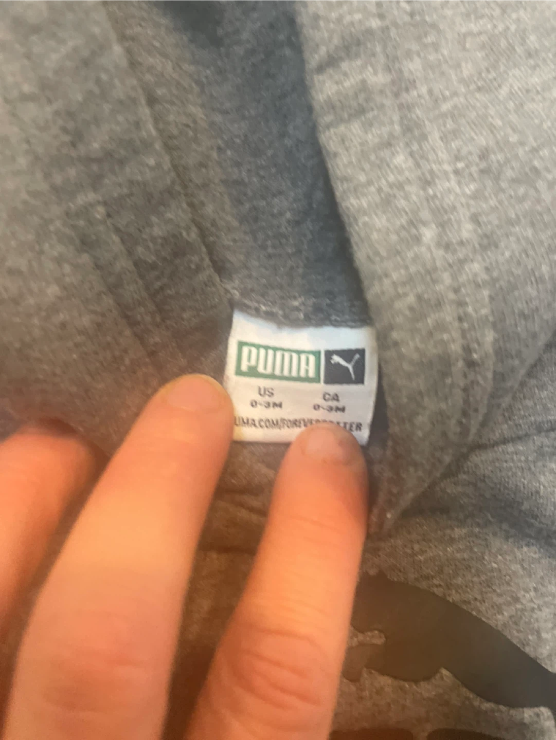 Puma Baby Hoodie Grey 0-3M - photo 2
