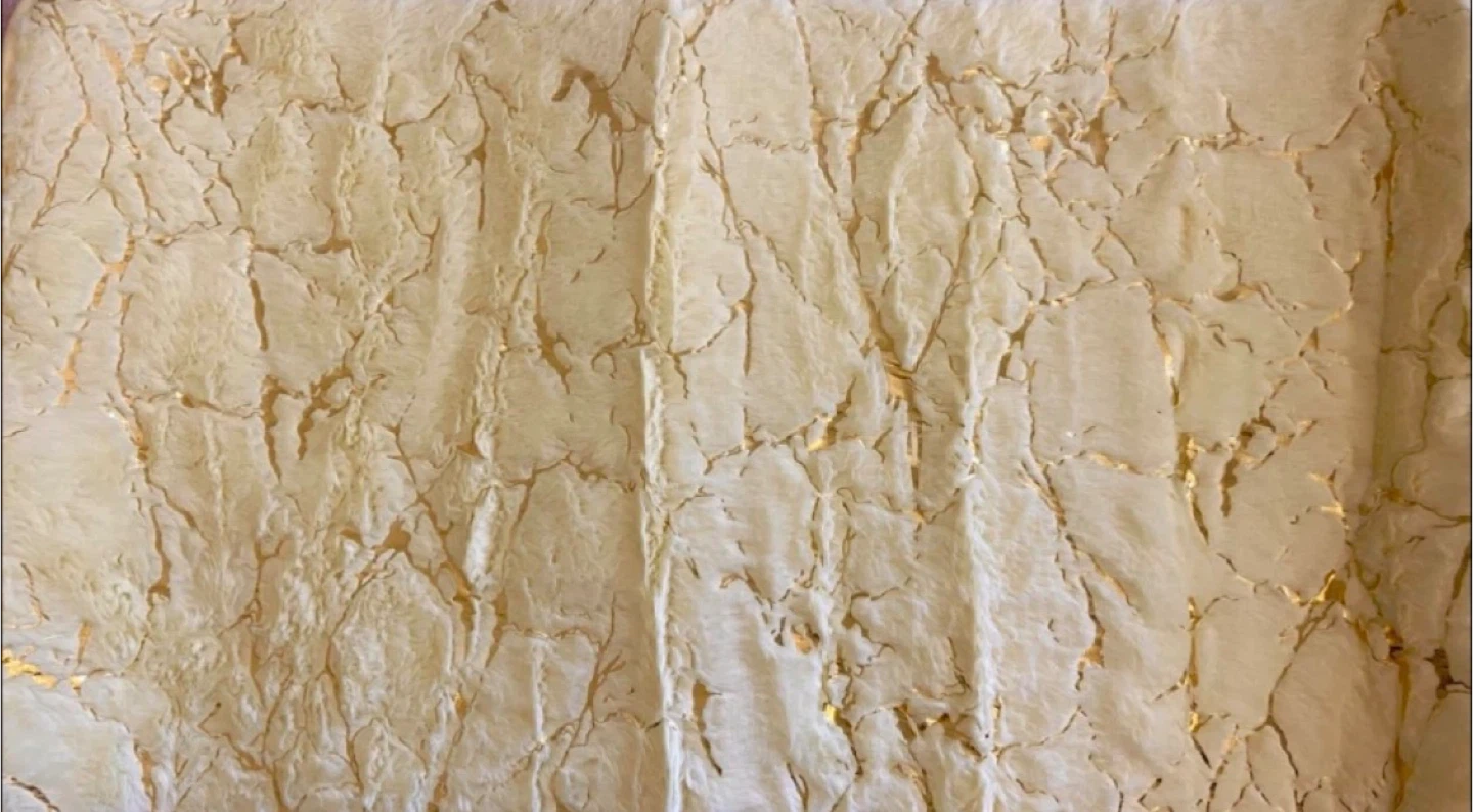 Sultan's Linens Bath Mat 17x30" Marble Gold - photo 2