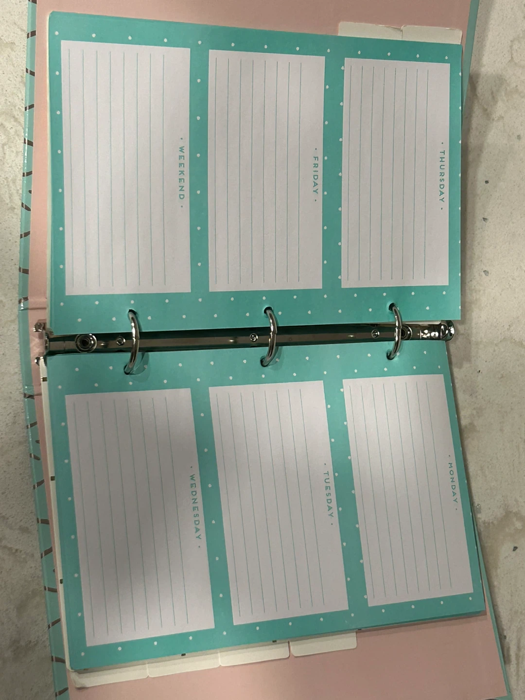 Mini Planner with Calendar Pages and Dividers - photo 4
