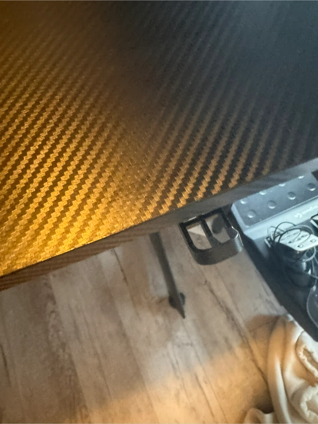 Gaming Desk with Carbon Fiber Surface - photo 2