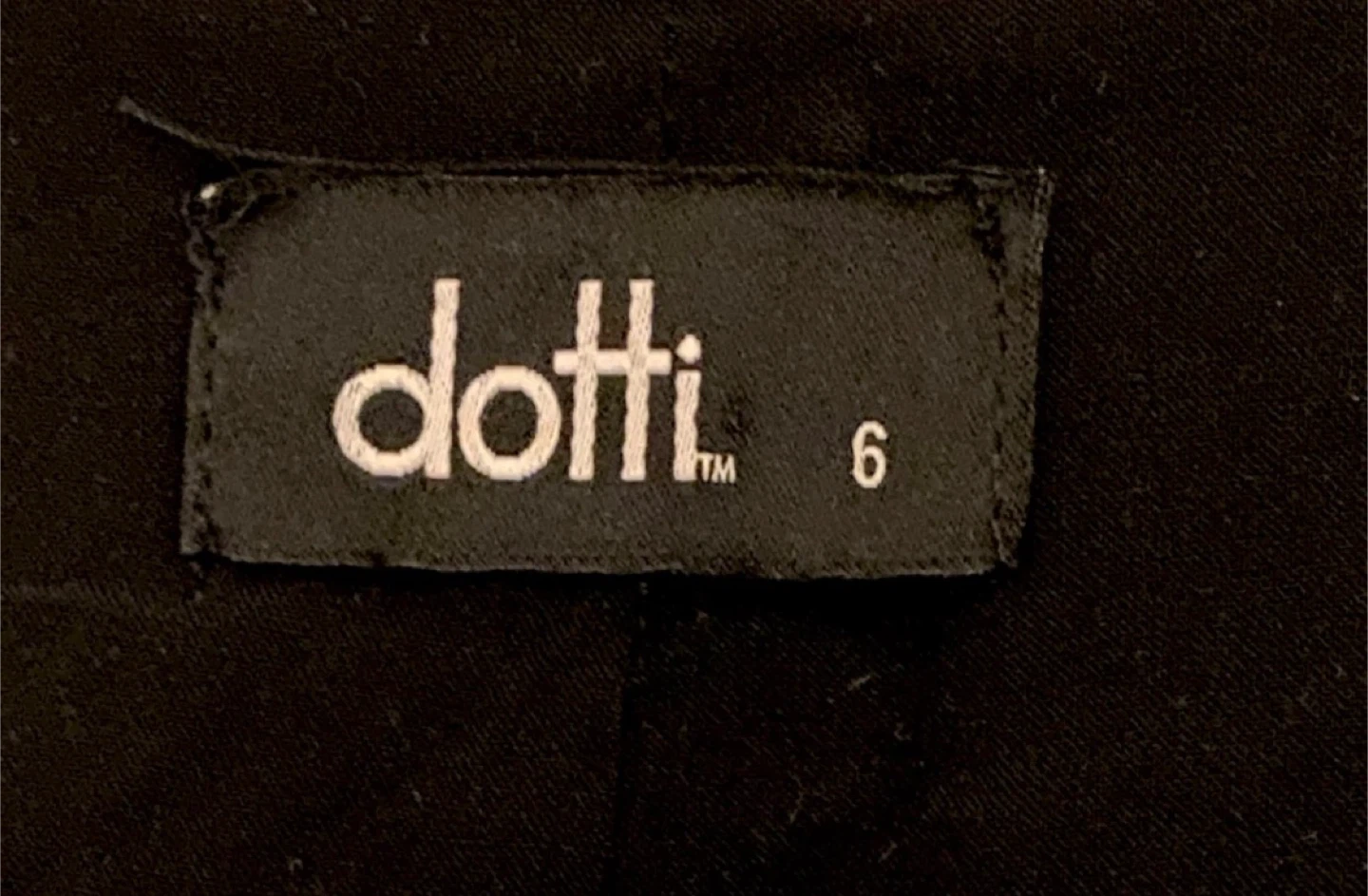 Dotti Black Sleeveless Vest Size 6 - photo 3