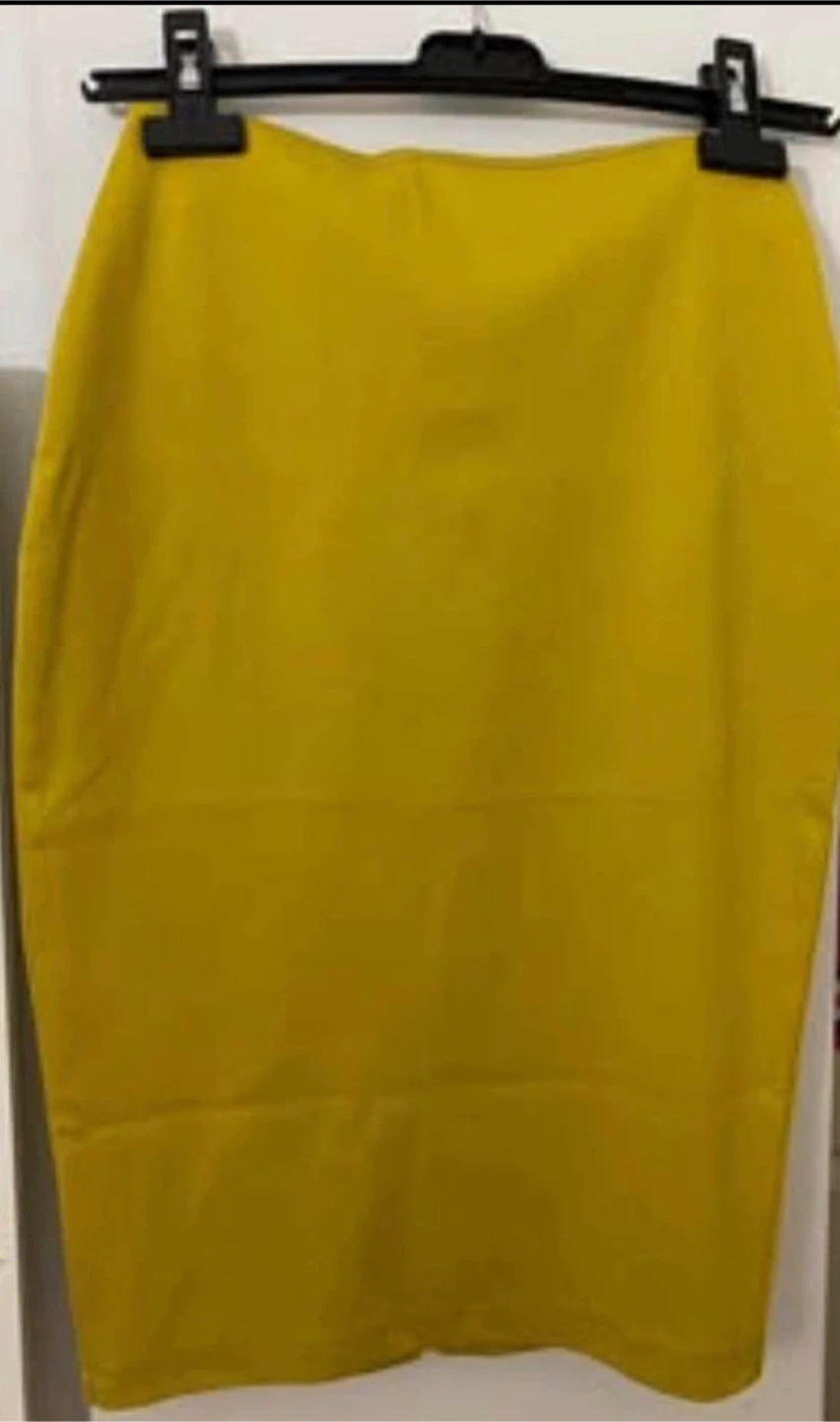 Calliope Yellow Pencil Skirt - XS - photo 3