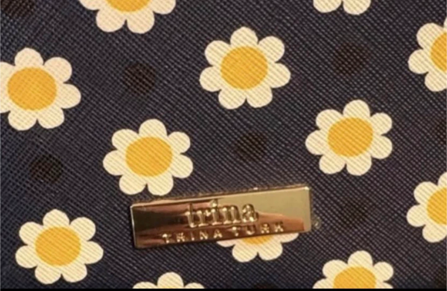 Trina Turk Daisy Print Cosmetic Case