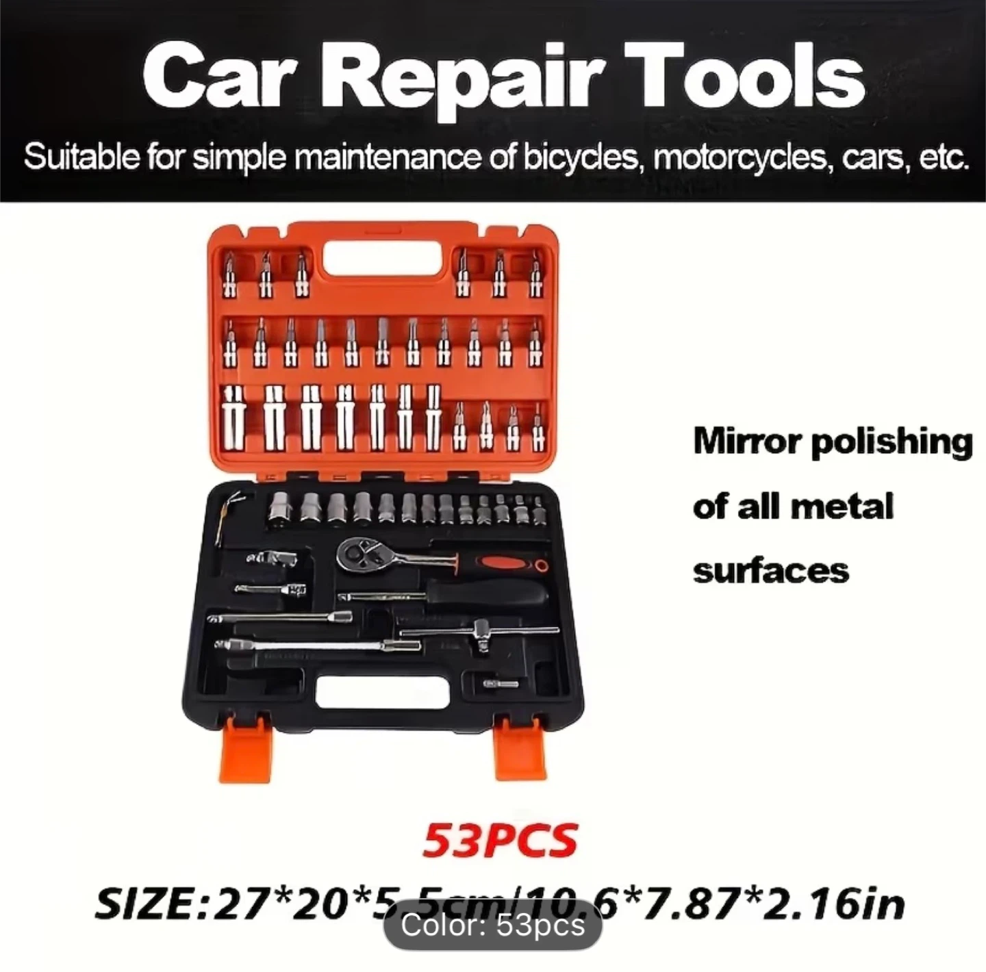New Tools 53 Piece Socket Set - photo 3