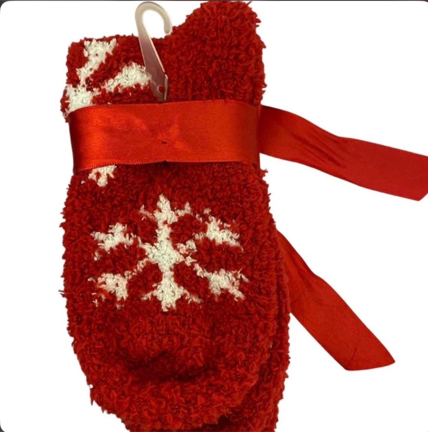 Charter Club Red Snowflake Super Soft Socks - photo 3