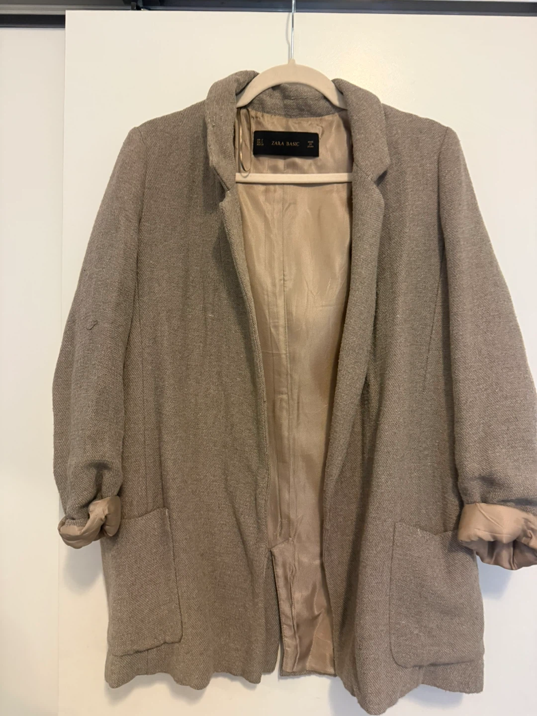 Zara Basic Blazer Jacket Size S