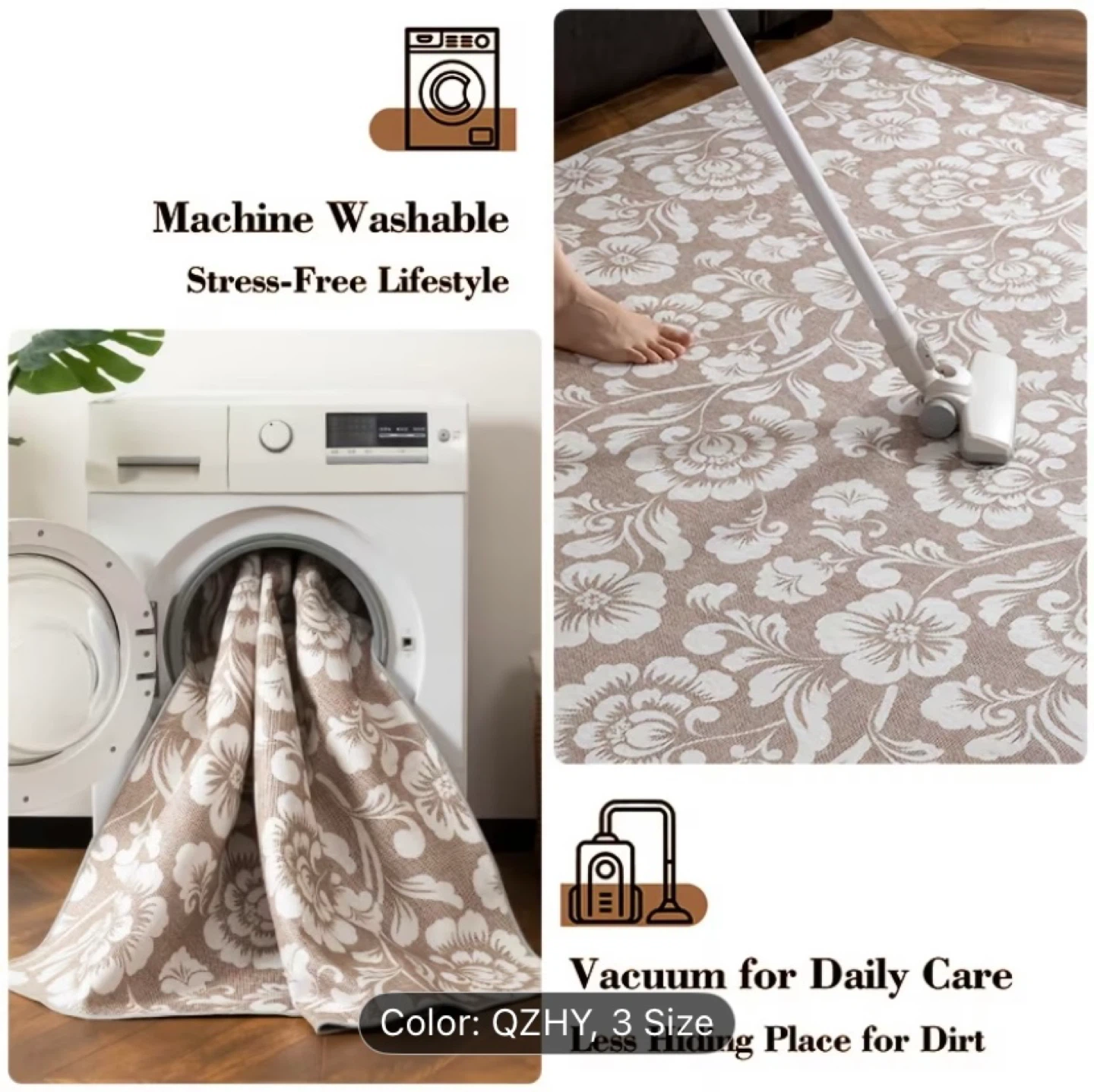 Floral Area Rug - photo 3