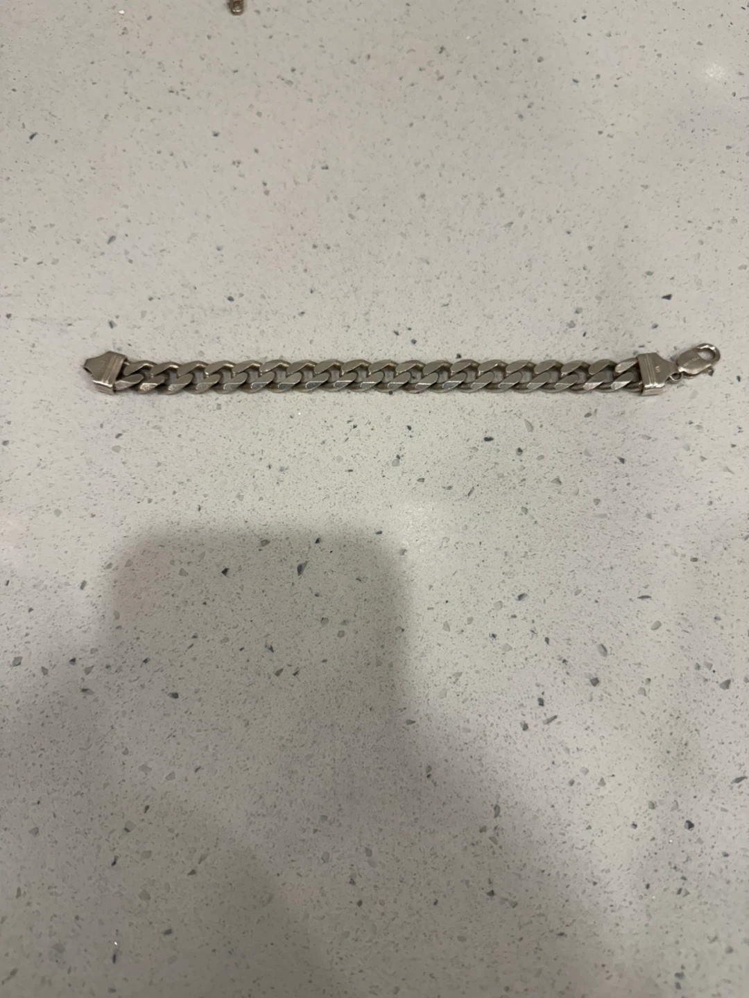 Sterling Silver Cuban Link Bracelet – 43g (925 Silver) - photo 2