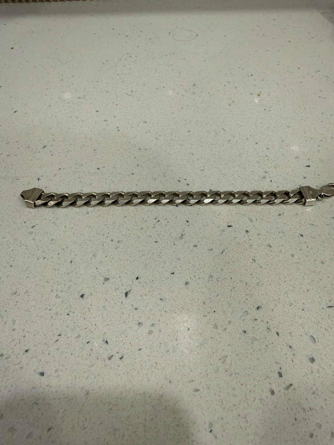 Sterling Silver Cuban Link Bracelet – 43g (925 Silver)