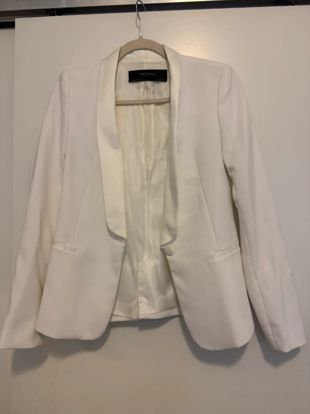 Zara Basic Collection White Blazer - XS