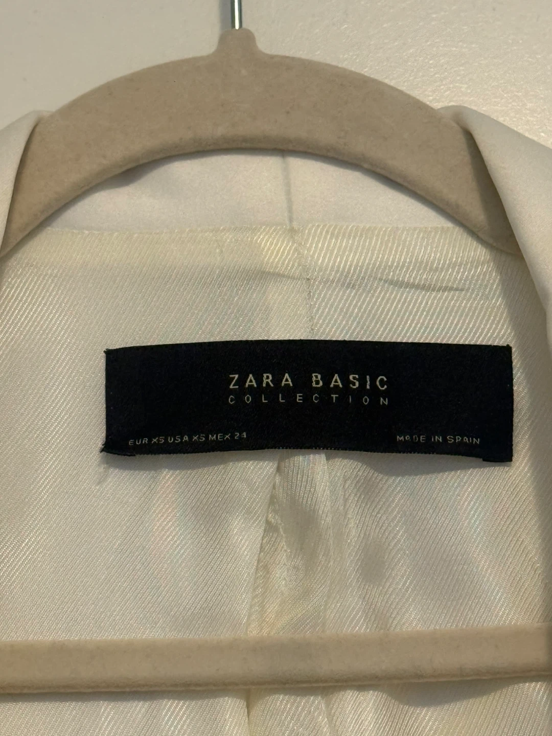 Zara Basic Collection White Blazer - XS - photo 2