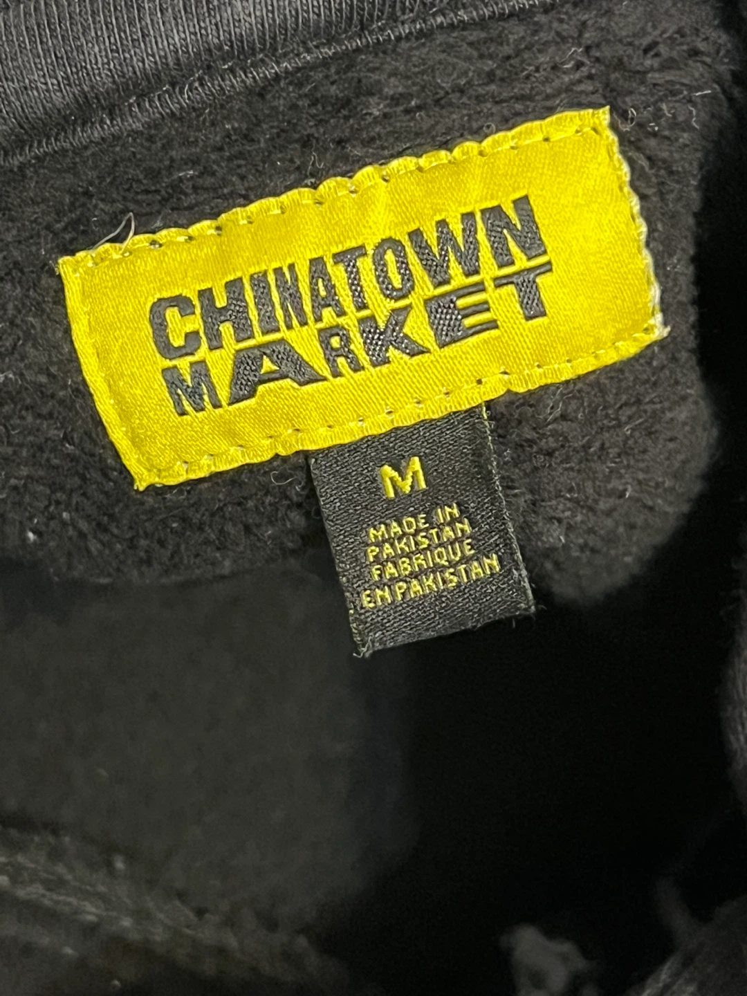 Chinatown Market Patchwork Hoodie Black Size M - photo 5
