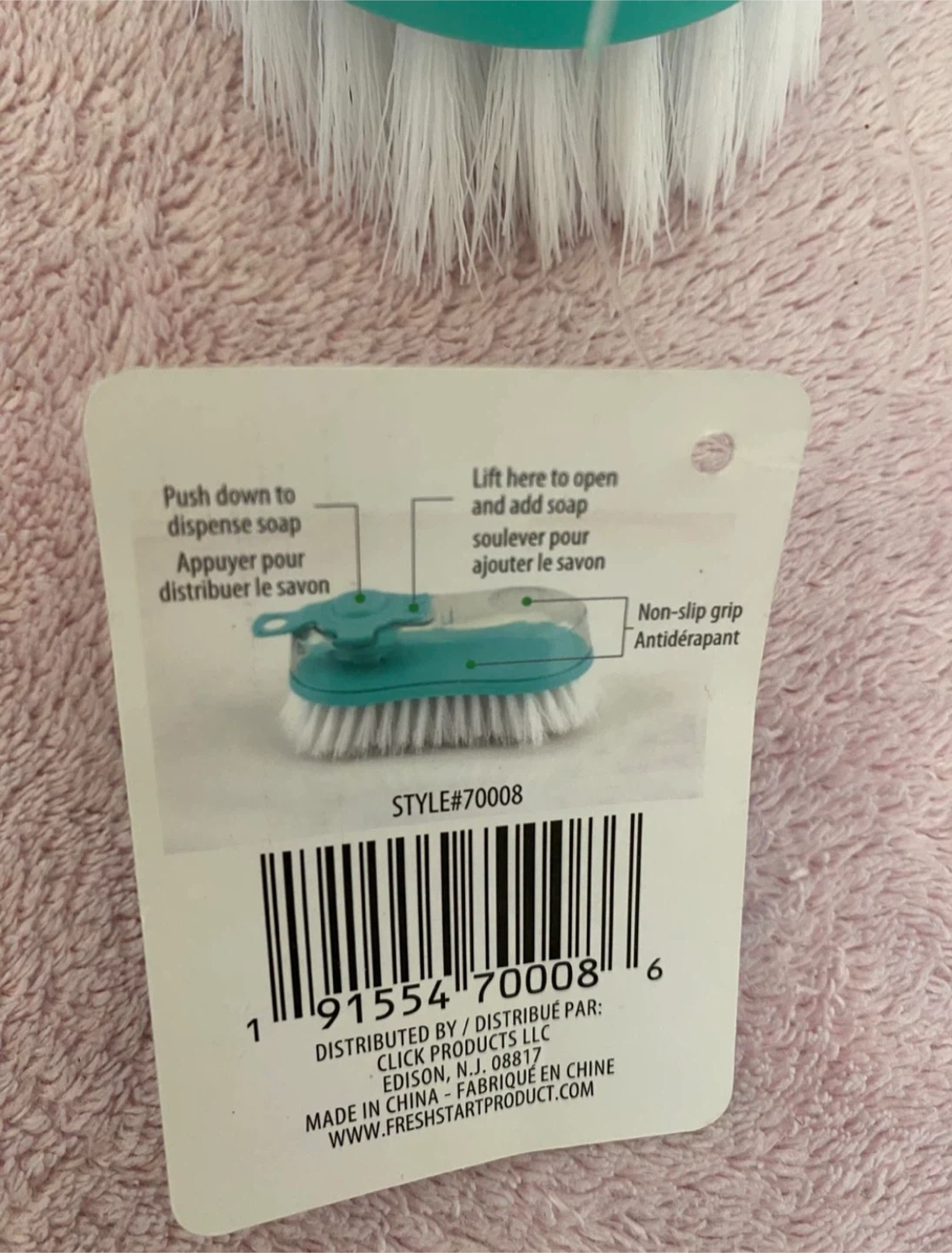 Fresh Start Multi-Purpose Brush with Soap Dispenser - photo 2