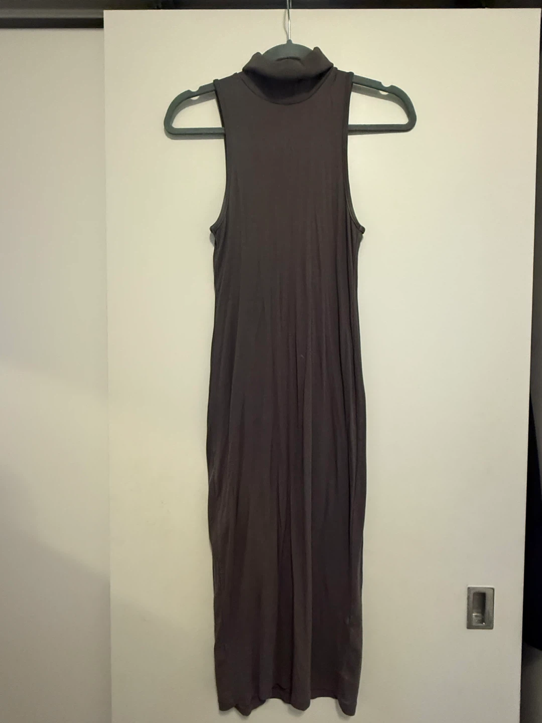 Zara Sleeveless Turtleneck Midi Dress
