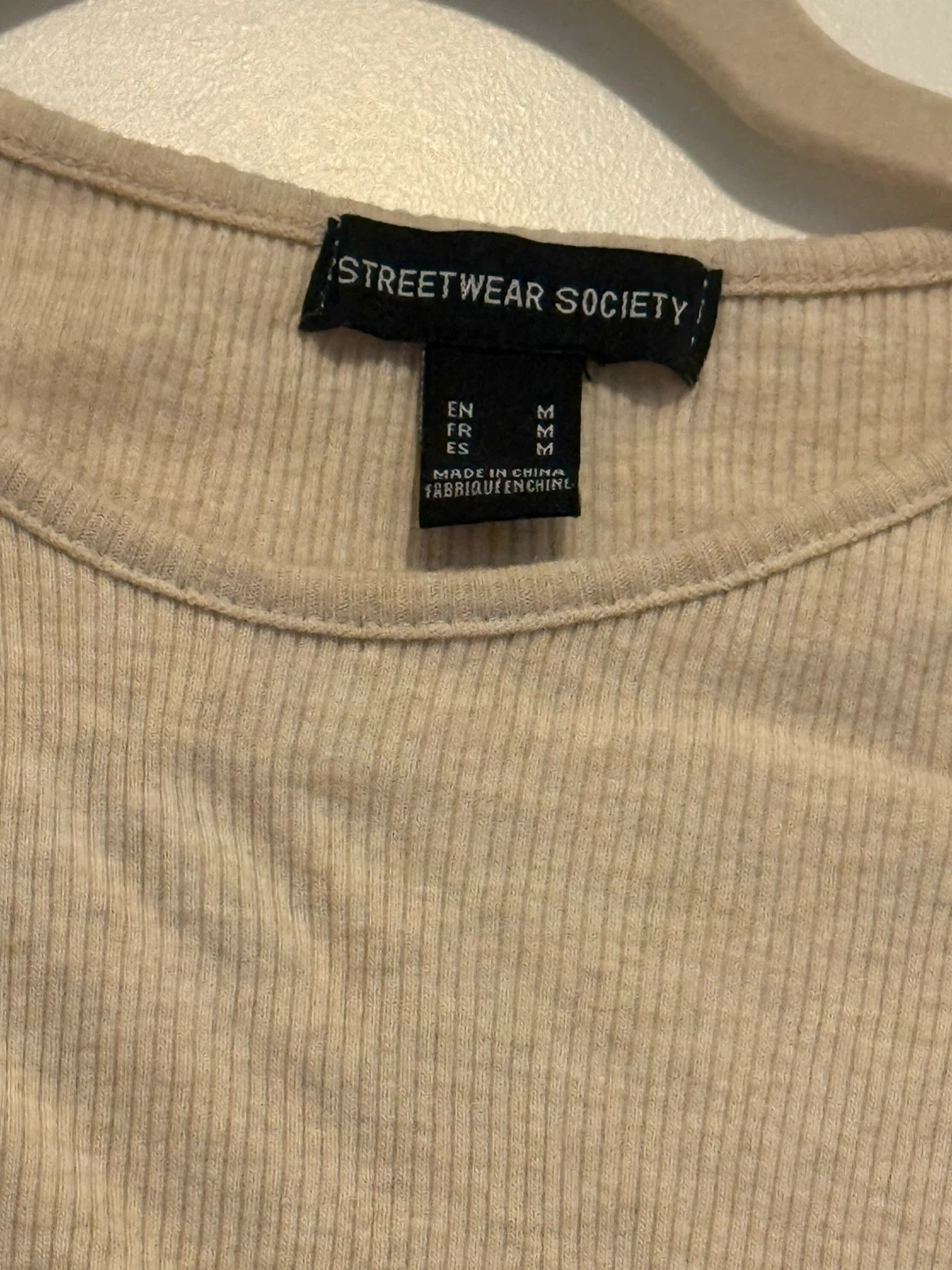 Streetwear Society Ruched Mini Dress Beige Size M - photo 2