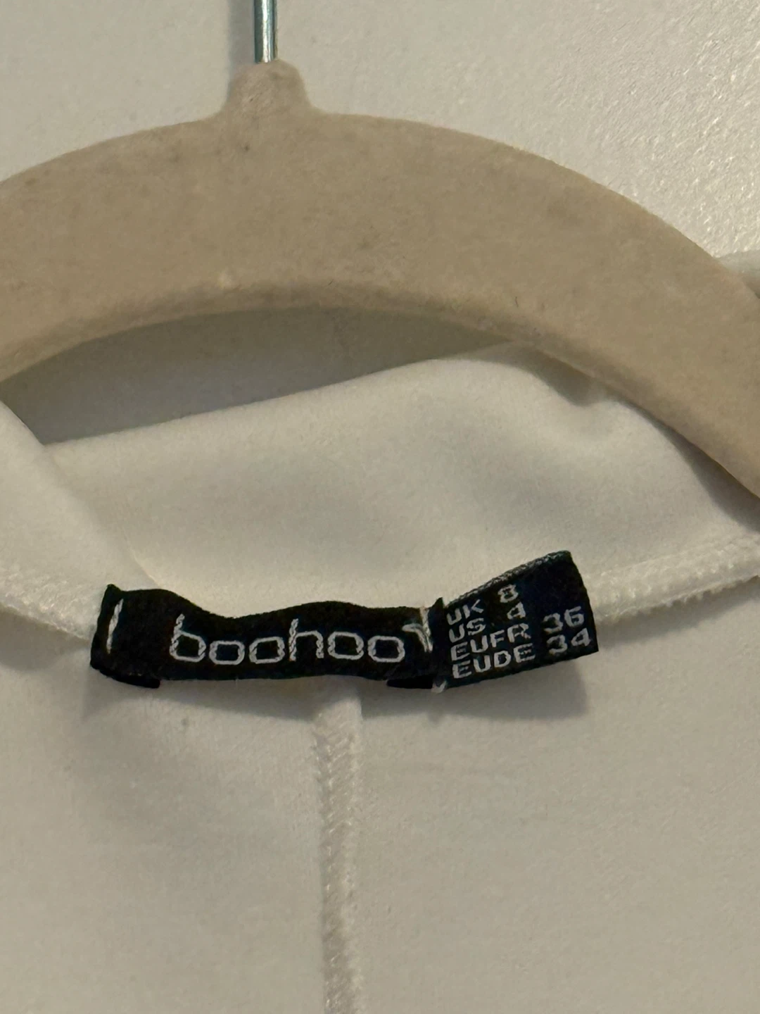 Boohoo White Blazer Dress with Rhinestone Detail - photo 2