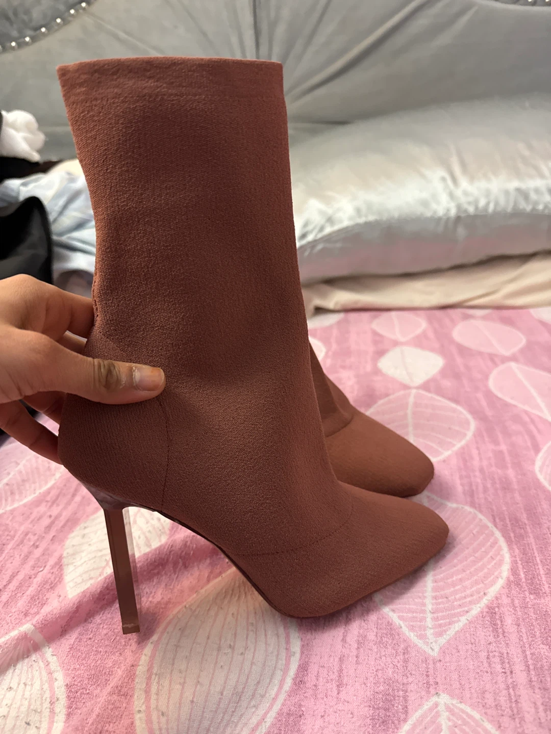 ALDO Women's Brown Sock Ankle Boots - photo 2