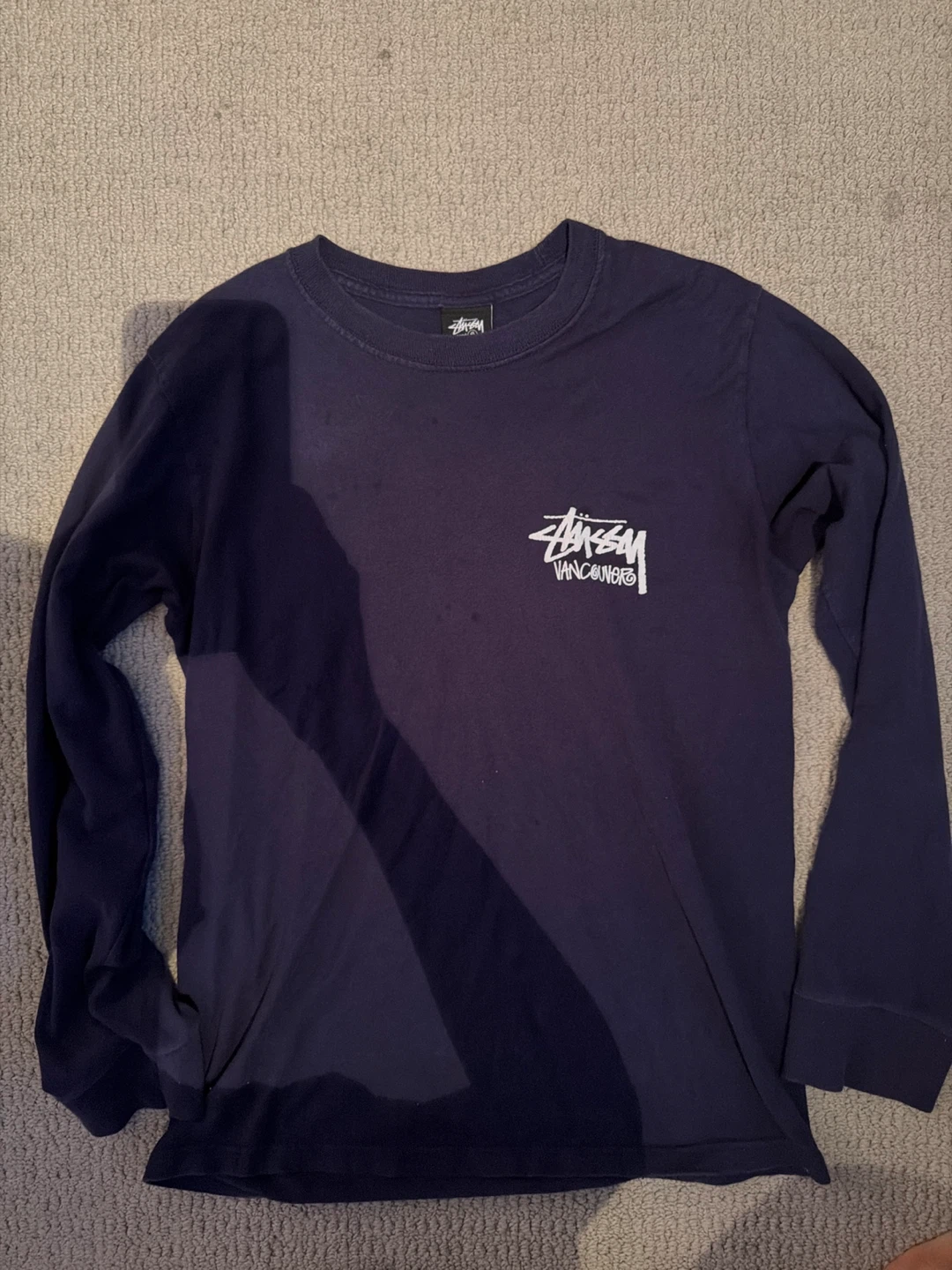 Stüssy Vancouver Navy Long Sleeve