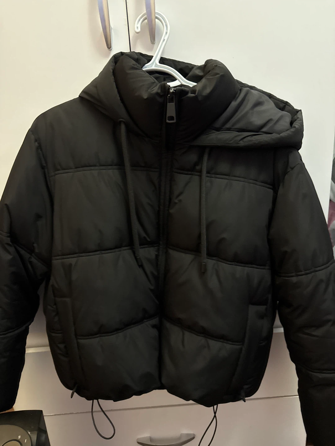 Zara Black Puffer Jacket - Size S