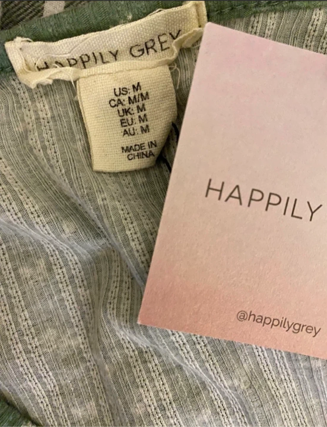 Happily Grey Henley Top . - photo 2