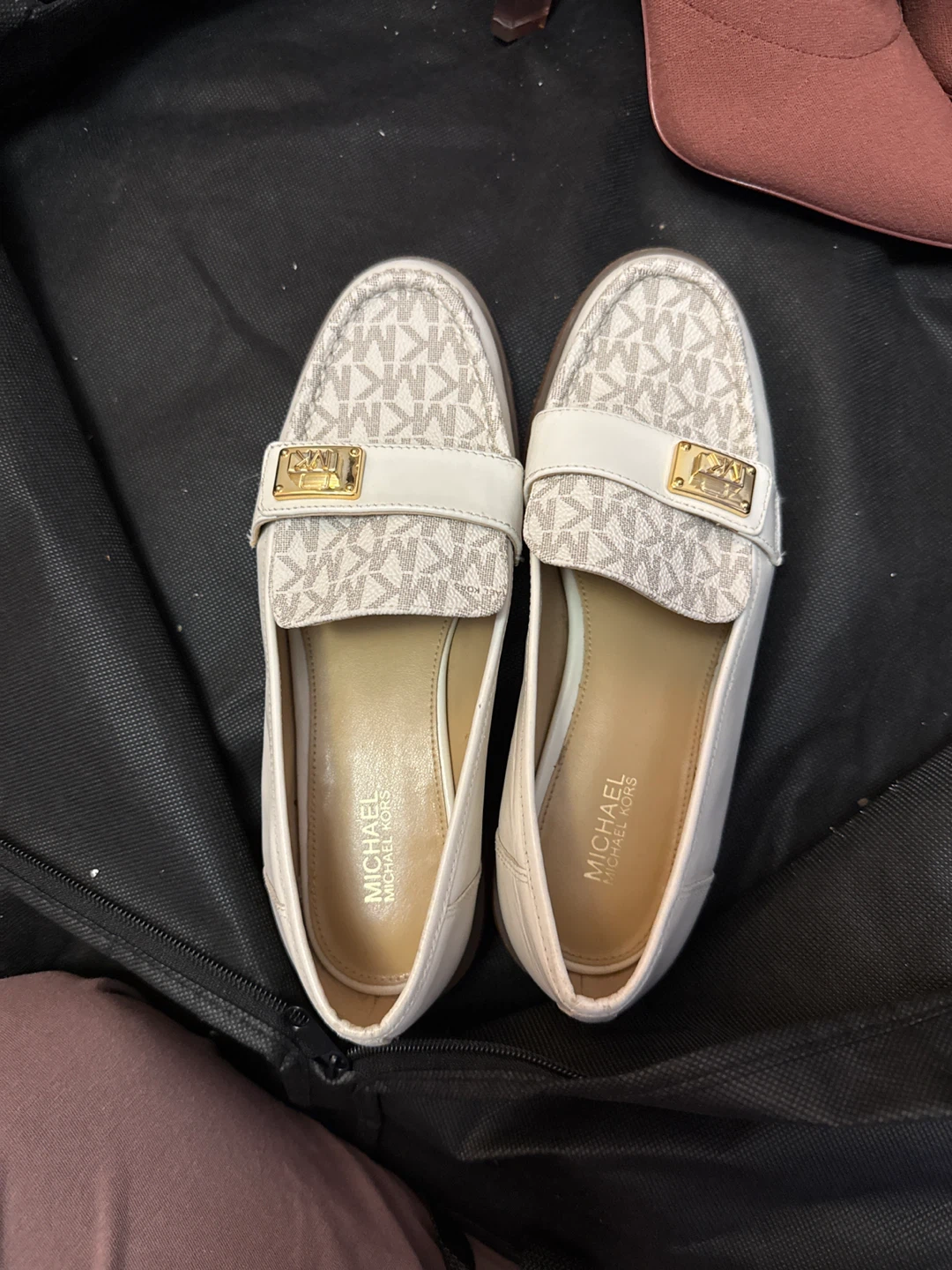 Michael Kors MK Logo Loafers - Size 5.5M