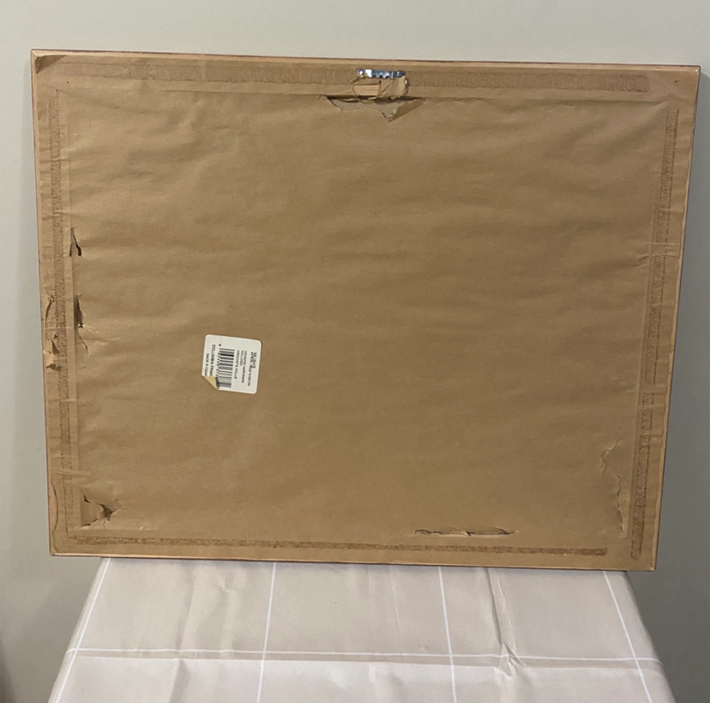 Wood Framed Wall Mirror (57.5cm x 47.5cm) – Good Condition - photo 2