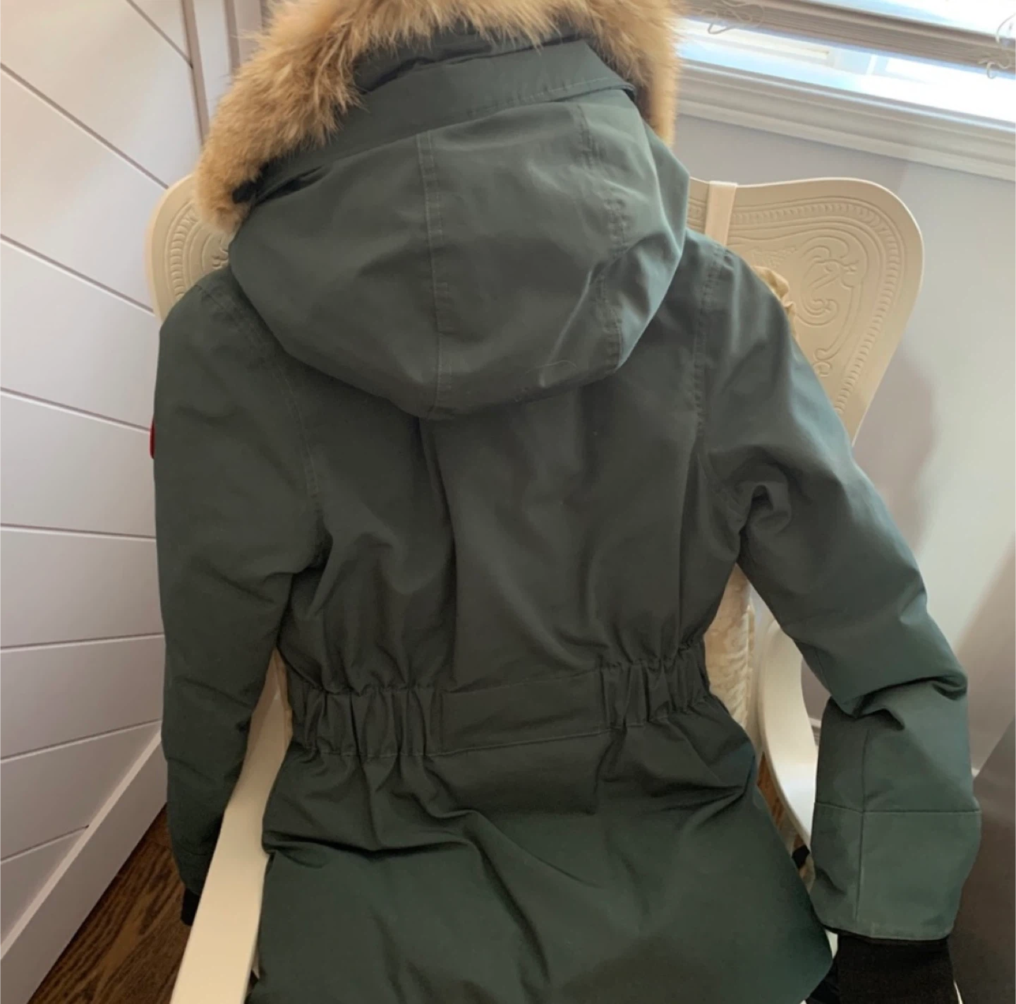 Canada Goose Trillium Parka teal with fur hood 2XS - photo 2