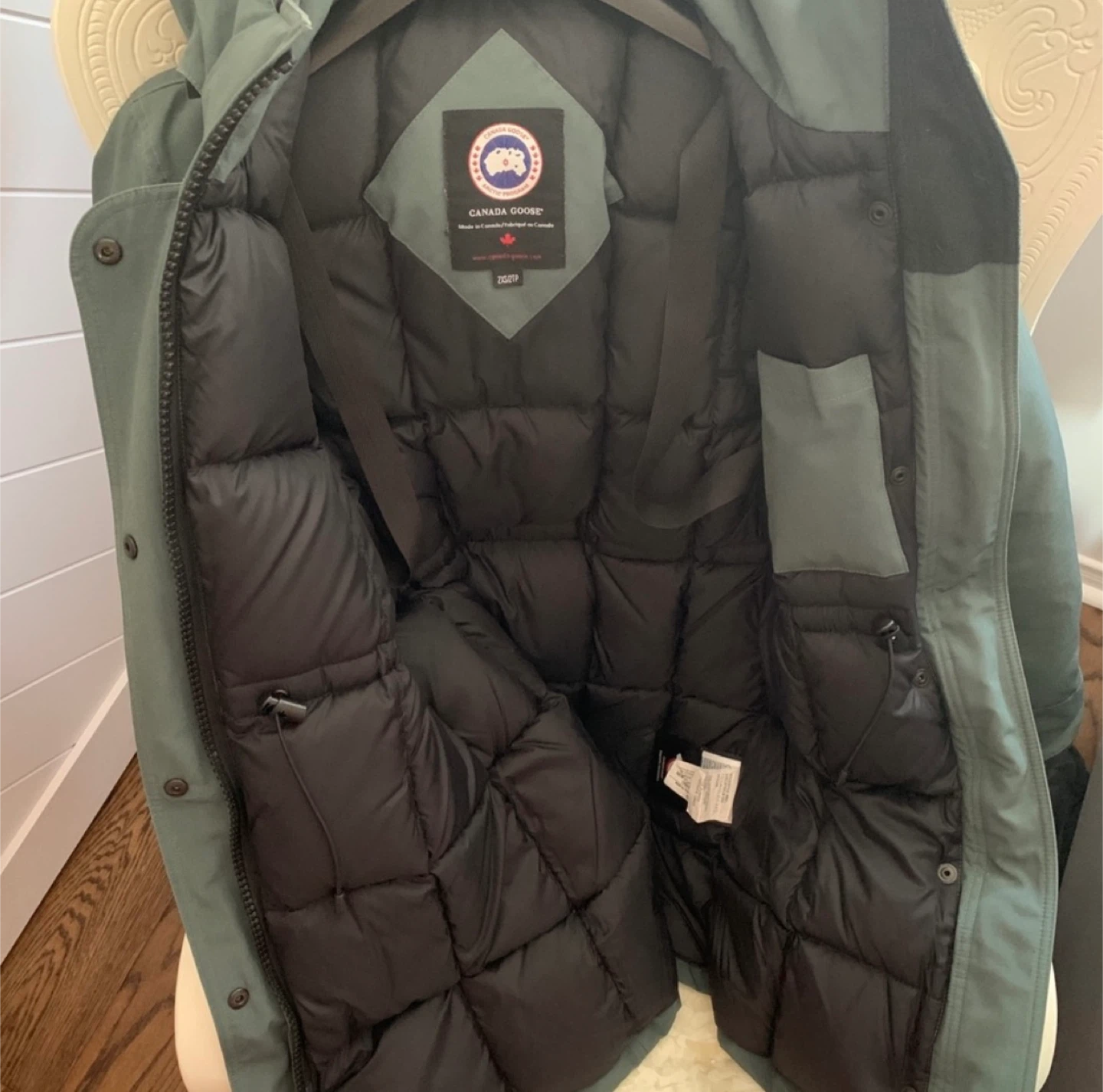 Canada Goose Trillium Parka teal with fur hood 2XS - photo 4
