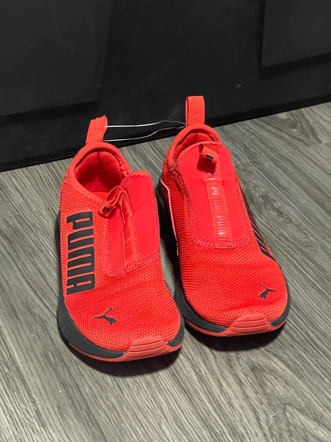Puma Red Slip-On Athletic Shoes size 4C