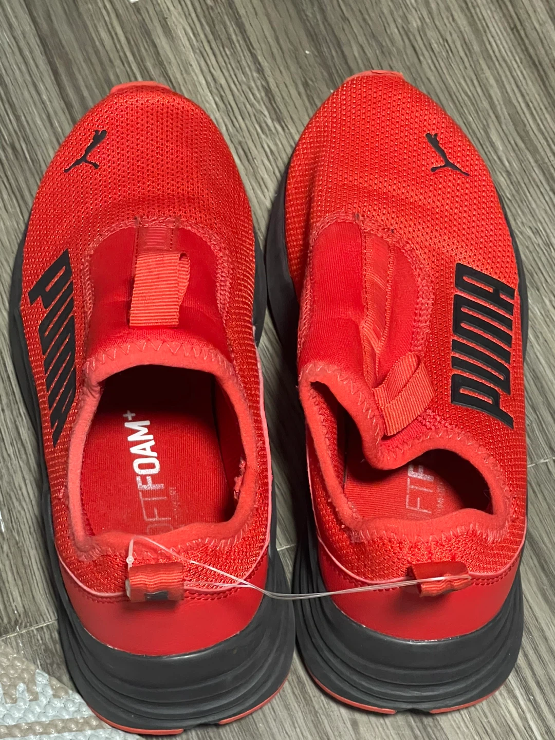 Puma Red Slip-On Athletic Shoes size 4C - photo 3