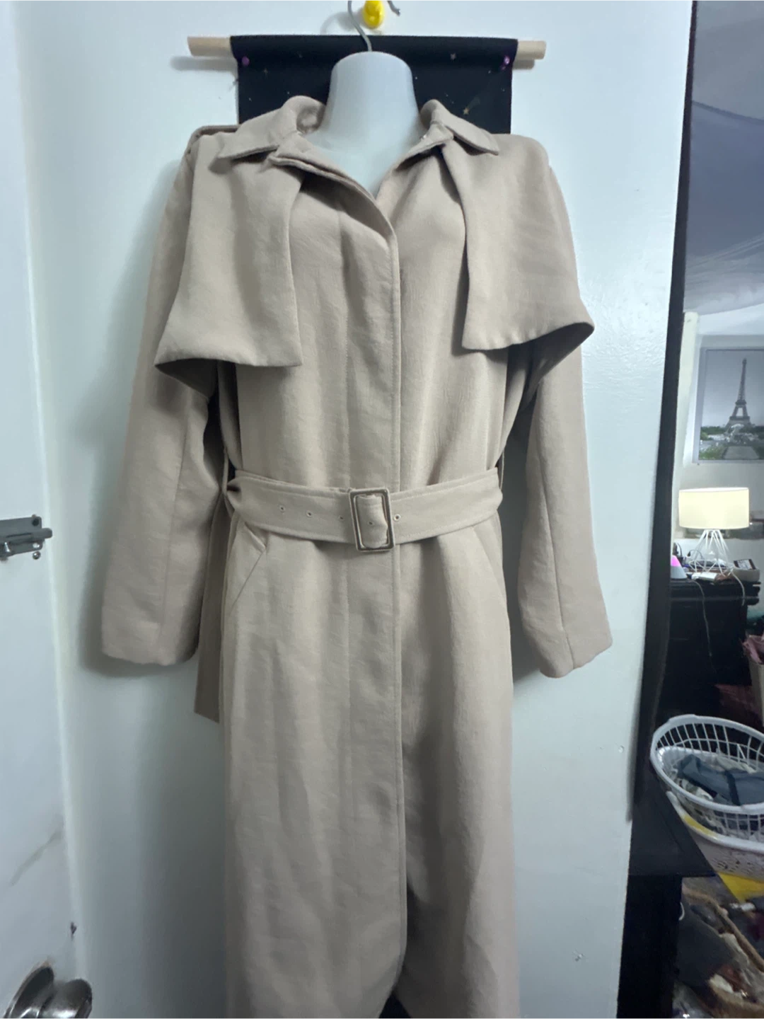 Wilfred Beige Trench Coat Size M