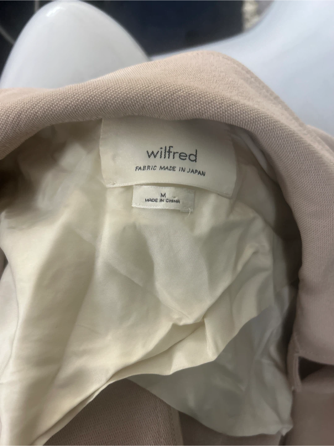 Wilfred Beige Trench Coat Size M - photo 3
