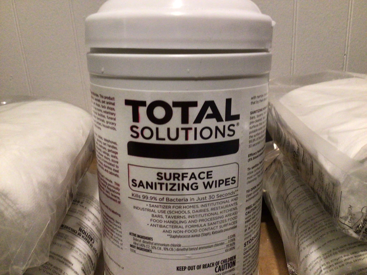 Total solution surface sanitizing wipes - photo 3