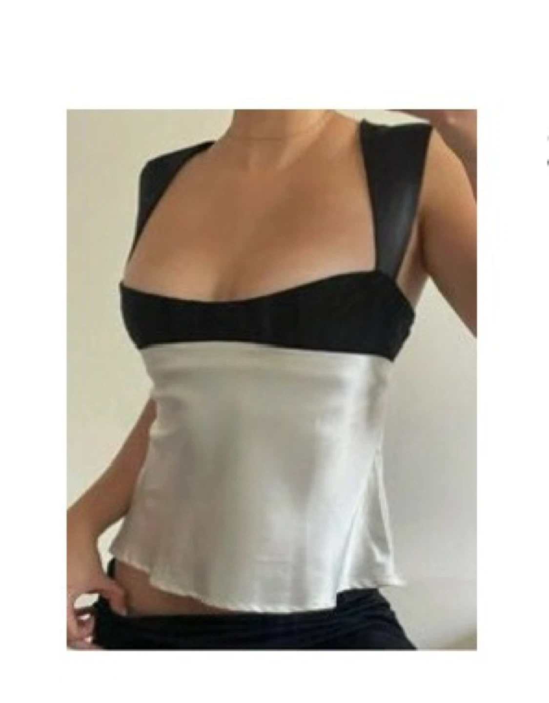 Black and White Tank Top