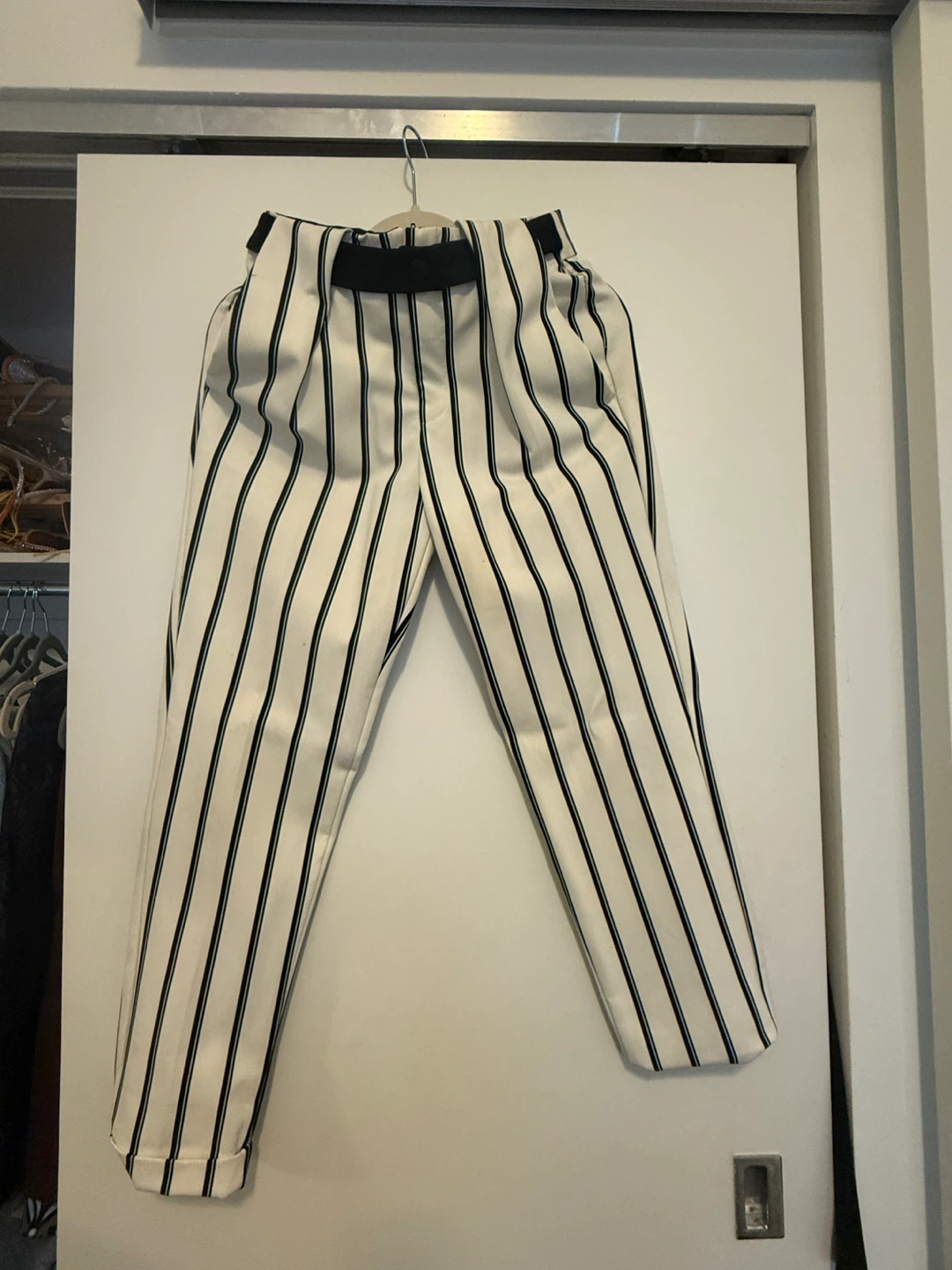TRAFALUC Striped Pants xs
