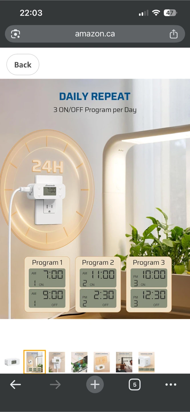 Dewenwils Digital Timer Plug - photo 3