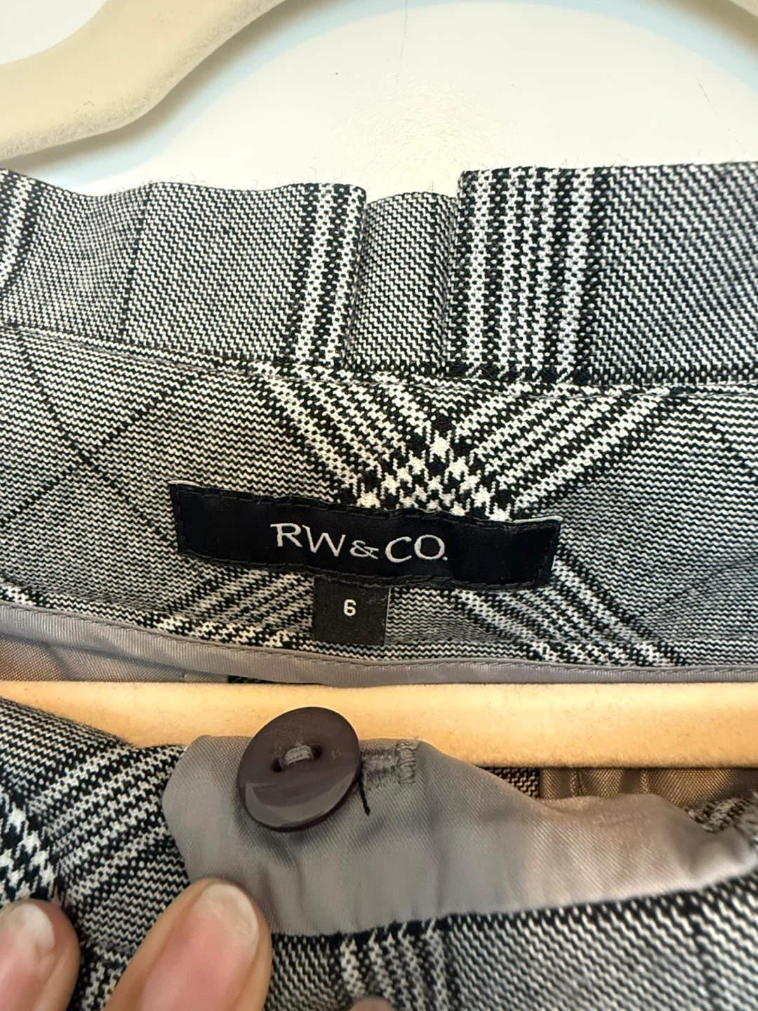 RW & CO. Plaid Pants Size 6 - photo 2