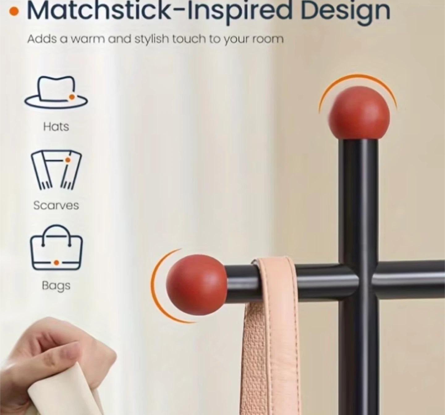 Spacious Multifunctional Clothing Rack with Shelves - photo 4