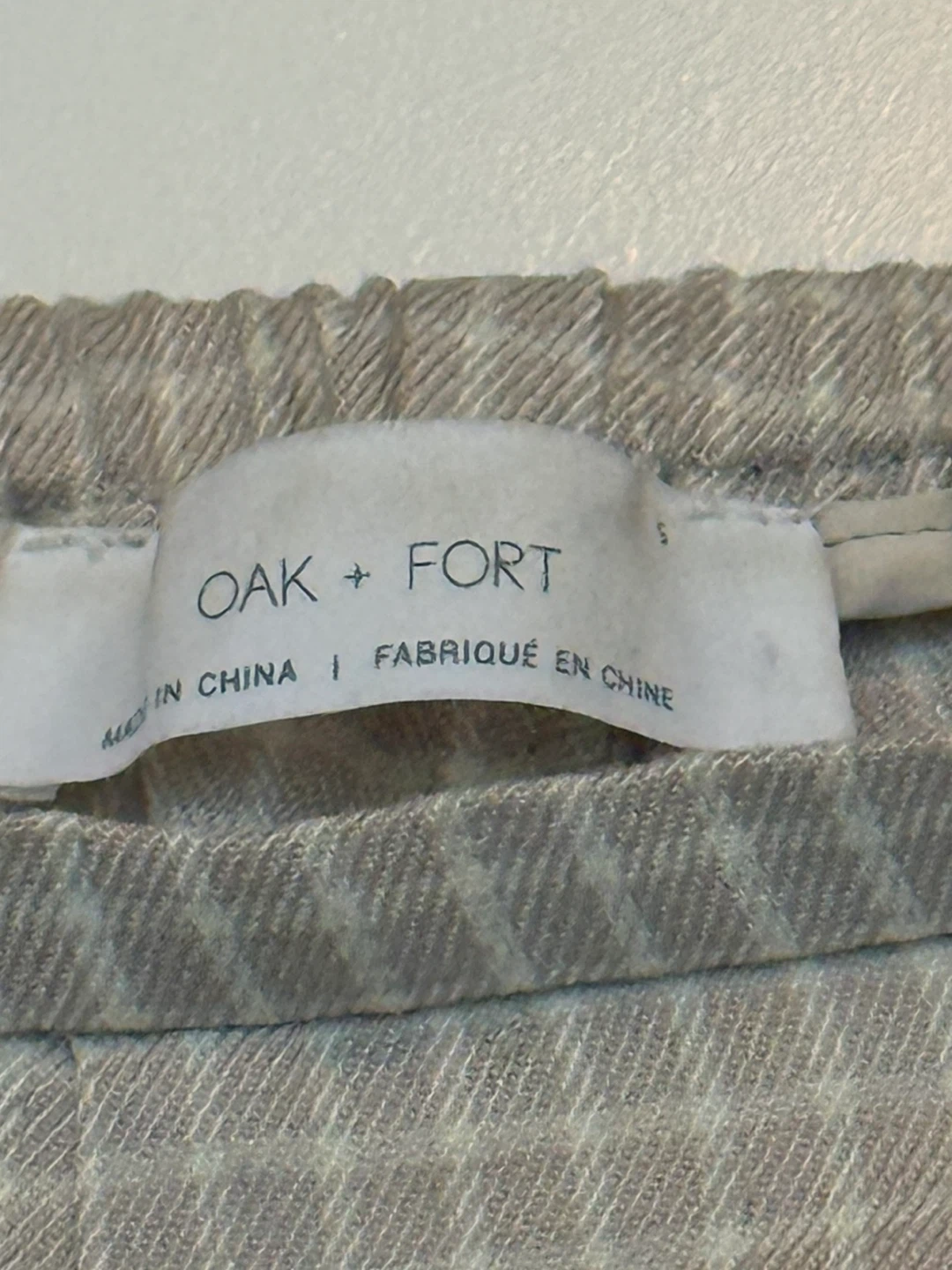 OAK + FORT Plaid Wide Leg Pants - Size S - photo 2