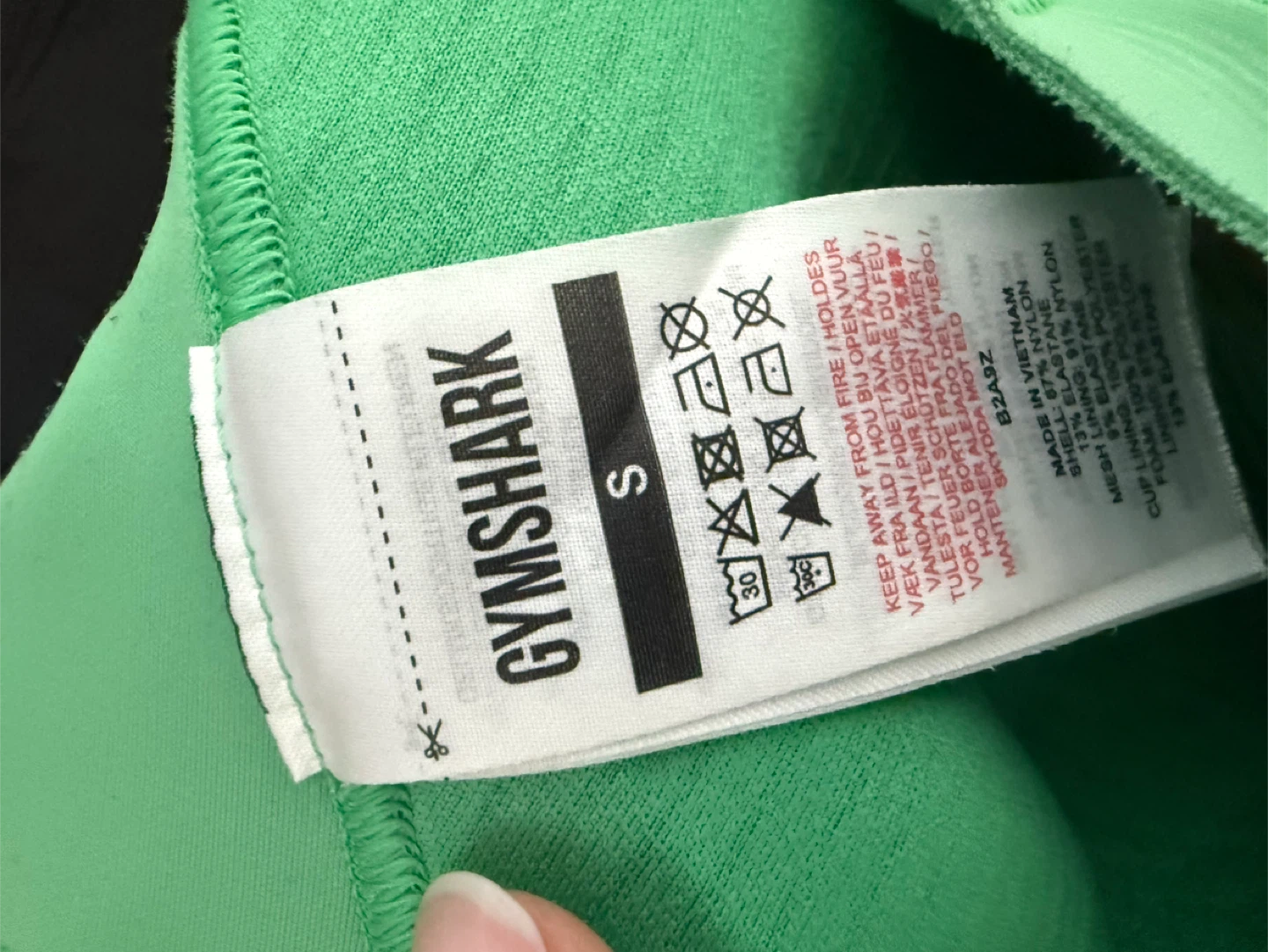 Gymshark Sports Bra Size S - photo 2