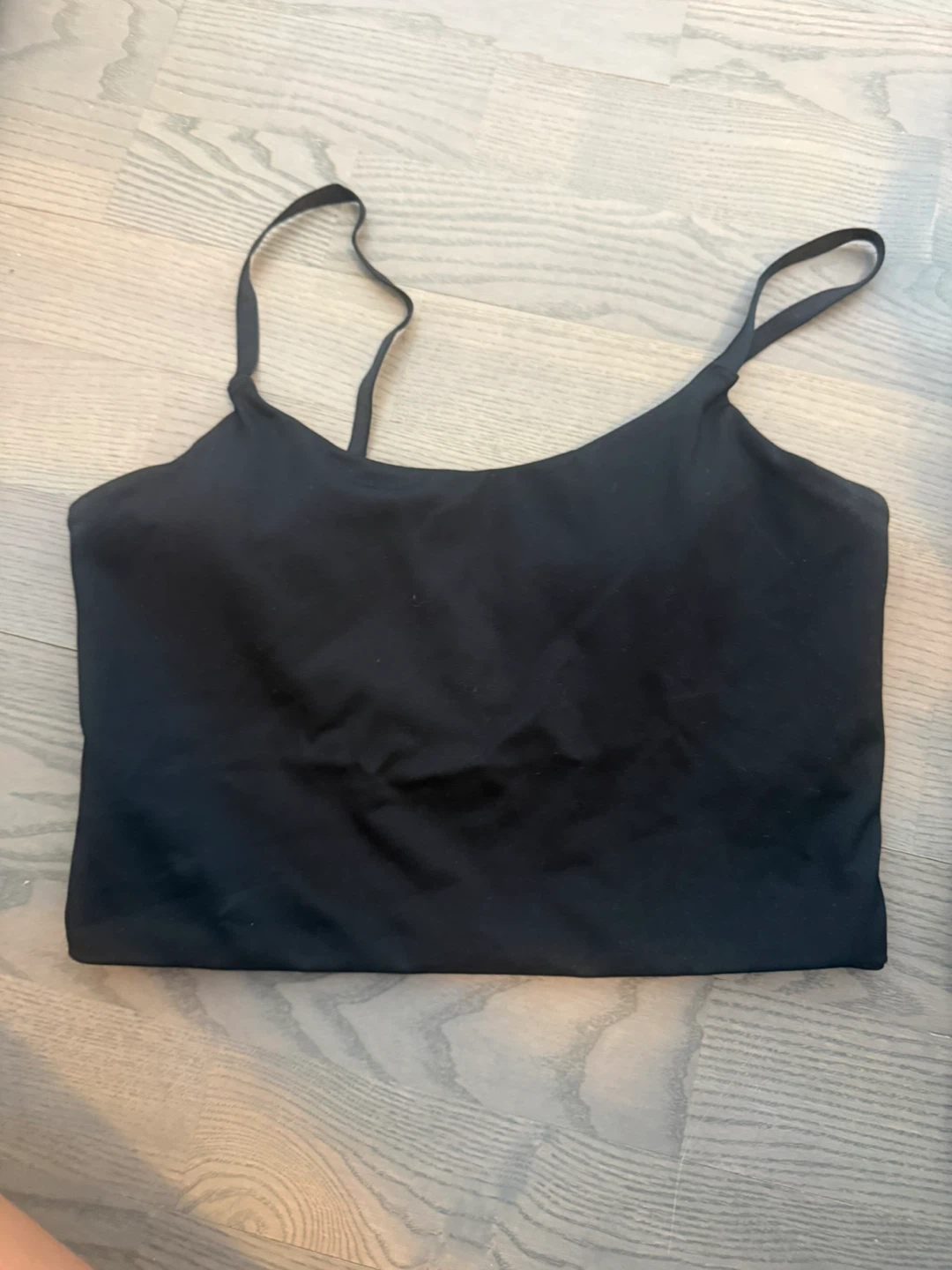 H&M Sport black tank with built in bra