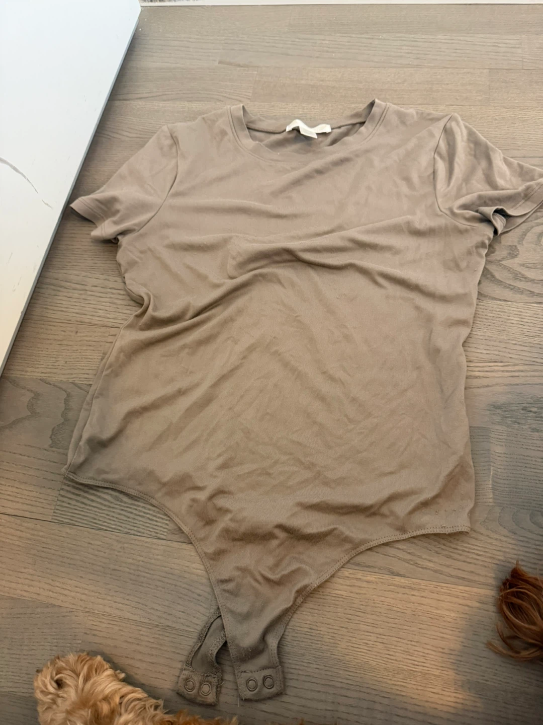 Brown Short Sleeve Bodysuit