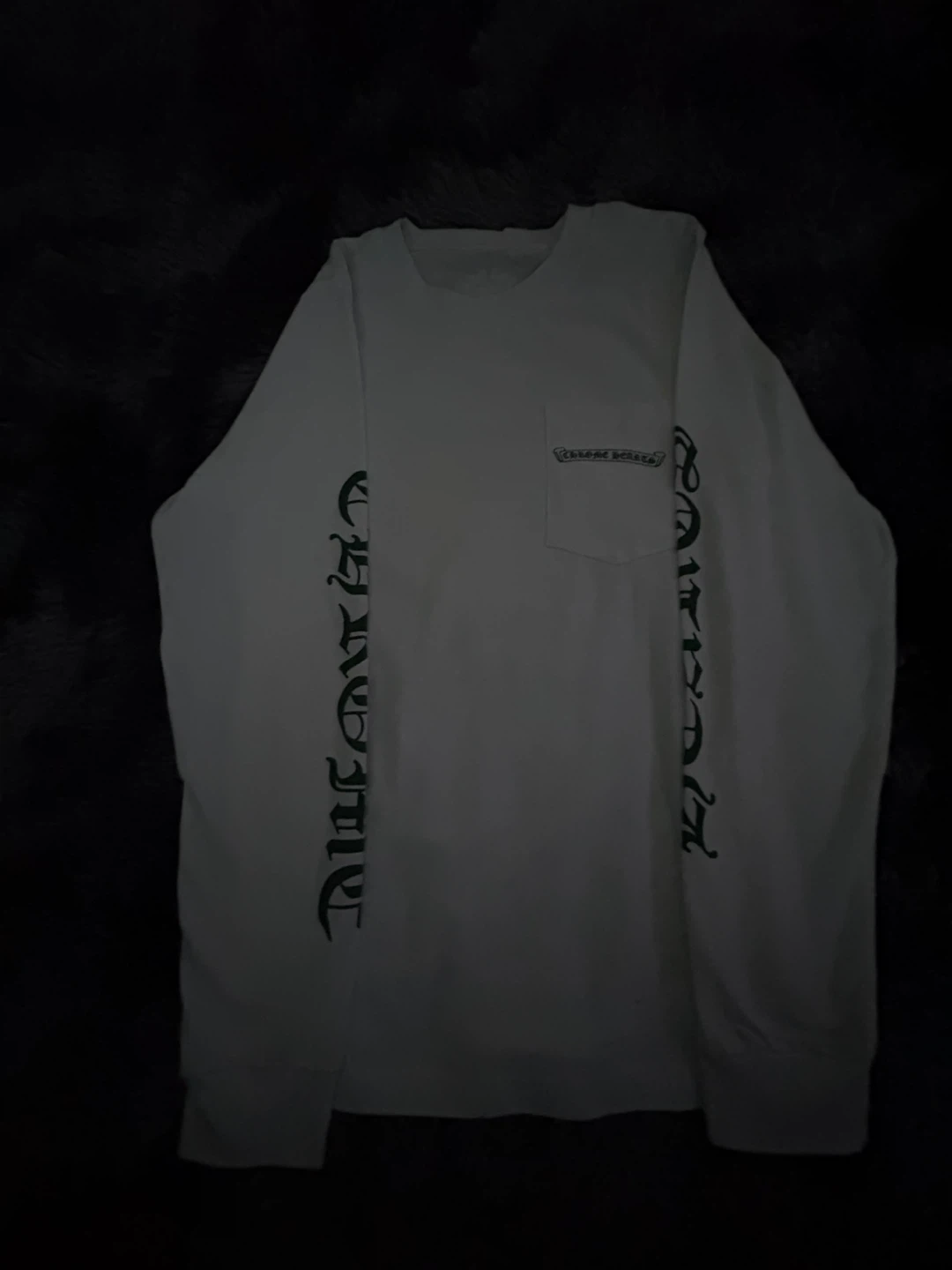 WHITE CHROME HEART LONGSLEEVE