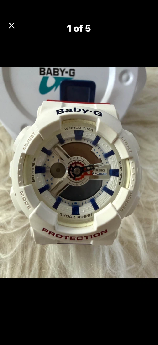Baby-G White Analog Digital Watch - photo 3
