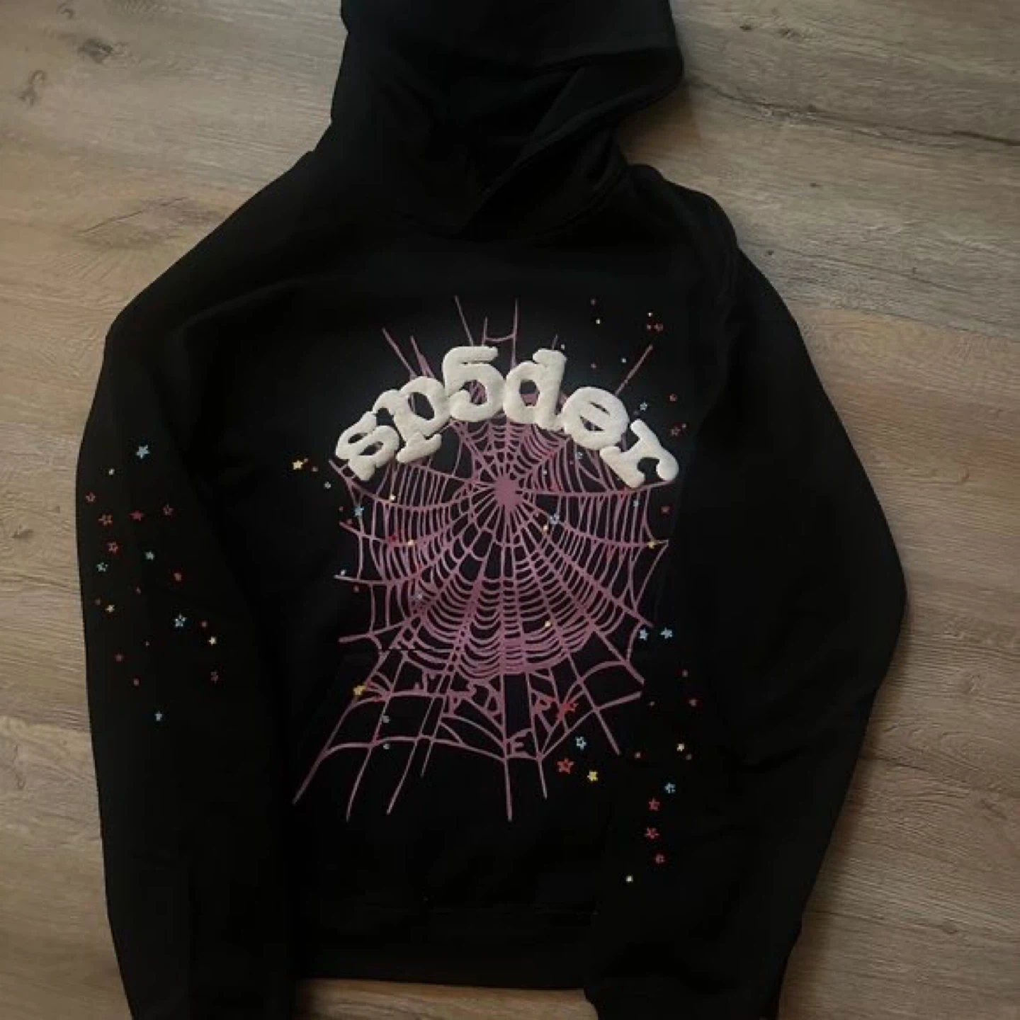 Multi-colour sp5der hoodie
