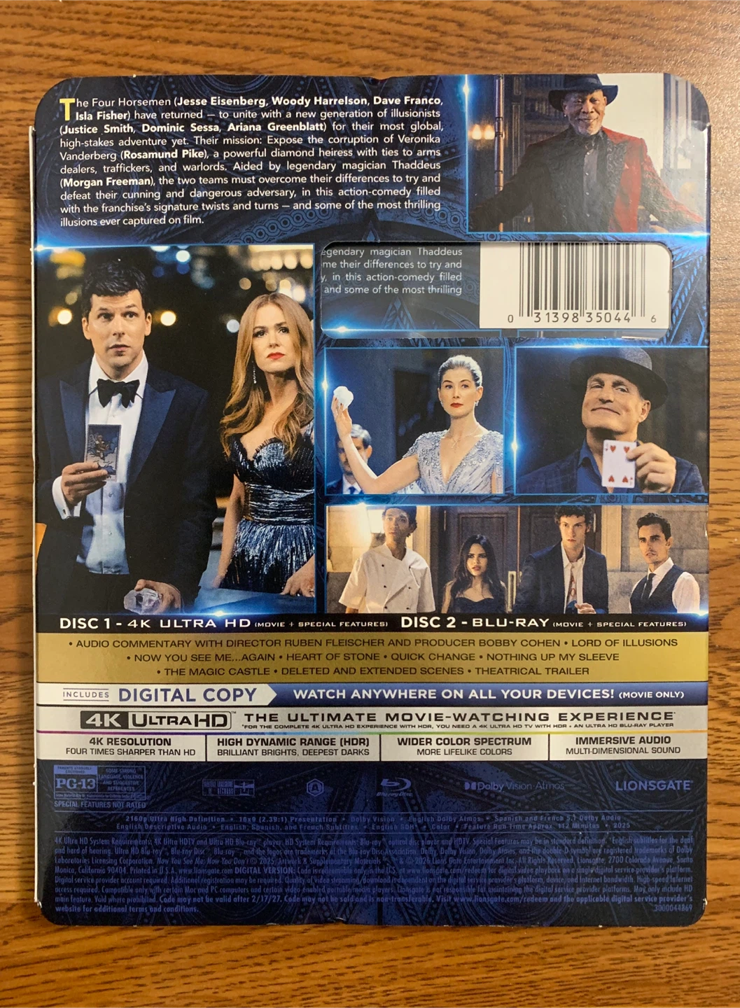 Now You See Me: Now You Don’t 4K UHD Blu-ray Combo Pack - photo 2