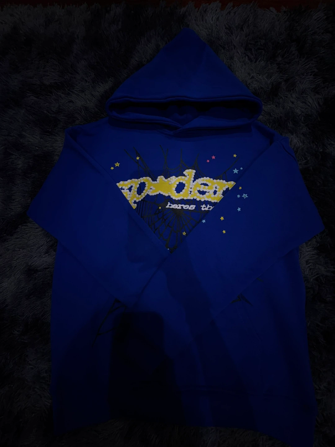 BLUE TC SP5DER HOODIE