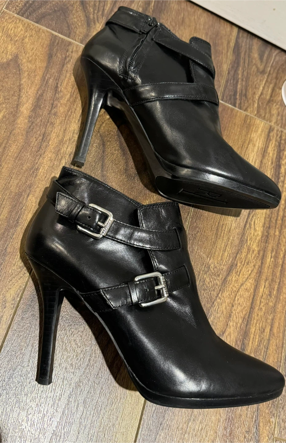Ralph Lauren Black Leather Ankle Boots - photo 2